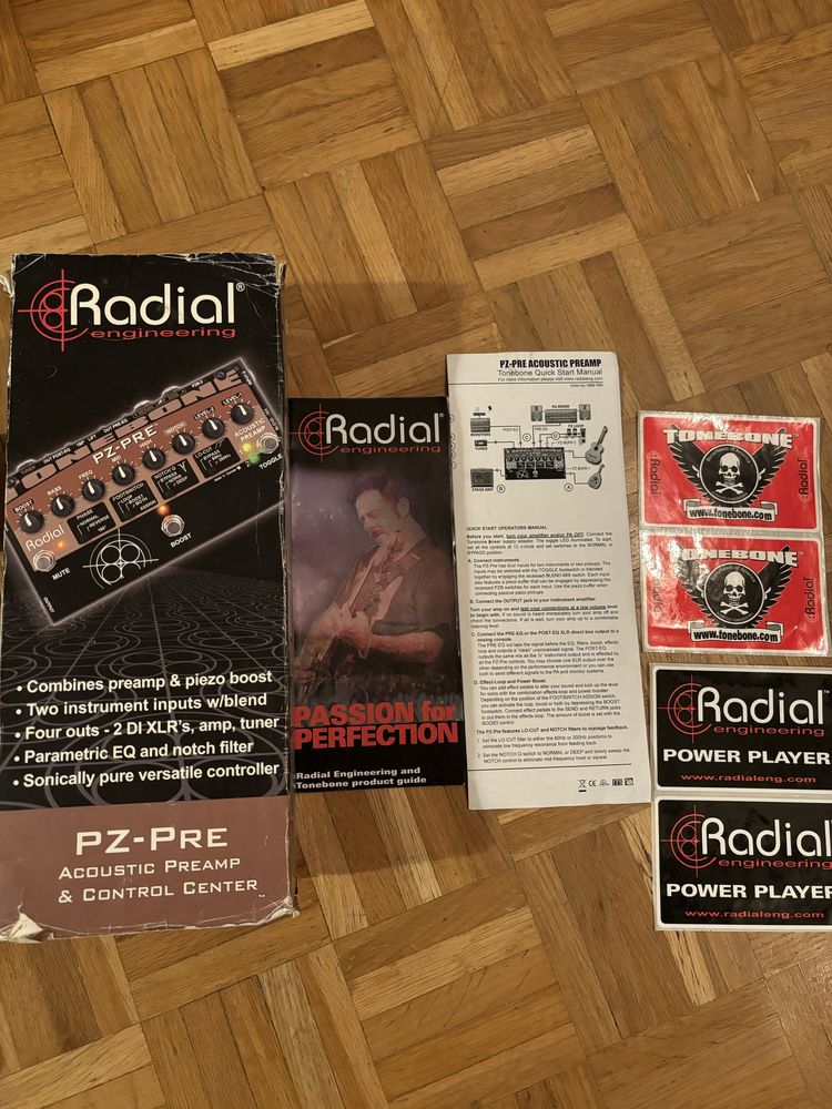 Radial PZ-PRE preamp gitara akustyczna