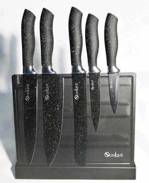 Набір кухонних ножів з магнітною підставкою 4 в 1 UNIQUE