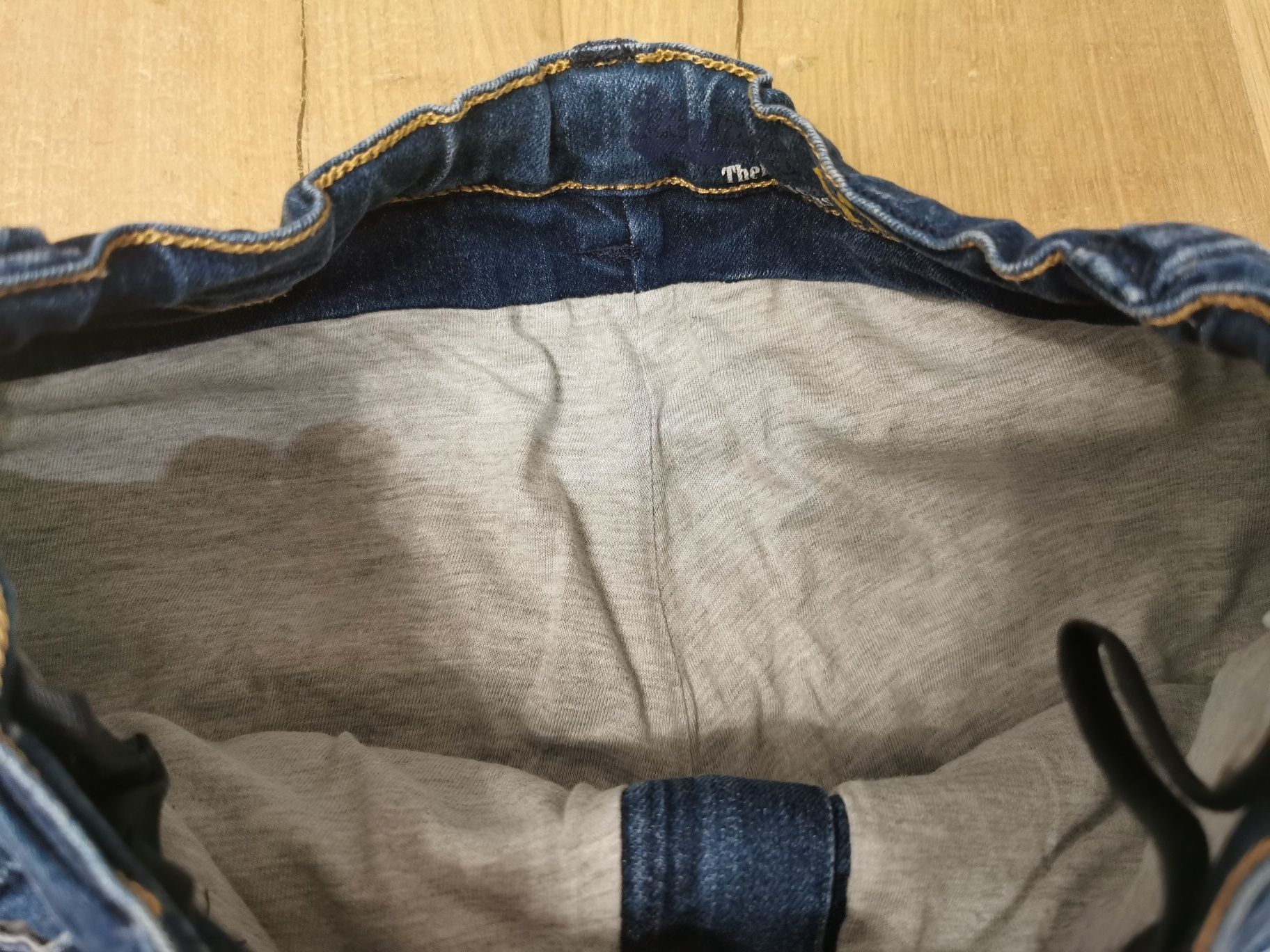Thermal jeans ocieplane jeansy spodnie c&a