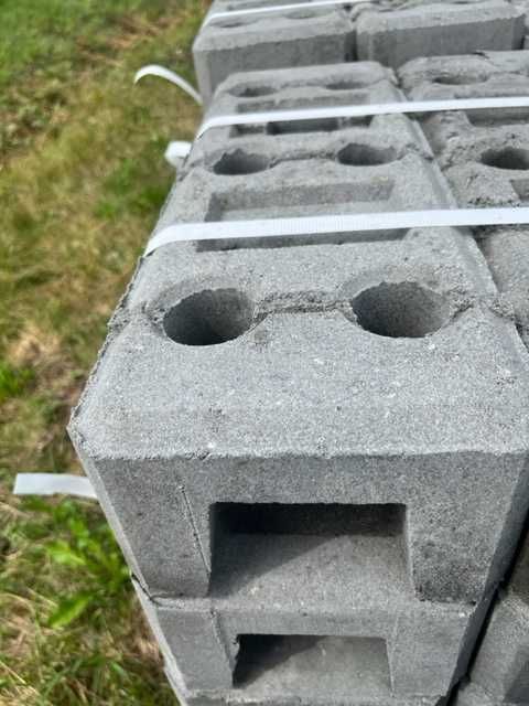 Stopa betonowa zbrojona bloczek betonowy ogrodzenia tymczasowe