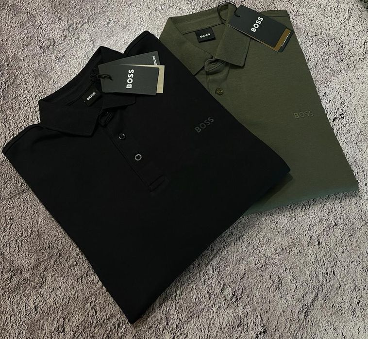 Лонгслів Hugo Boss. Поло з довгим рукавом Hugo Boss