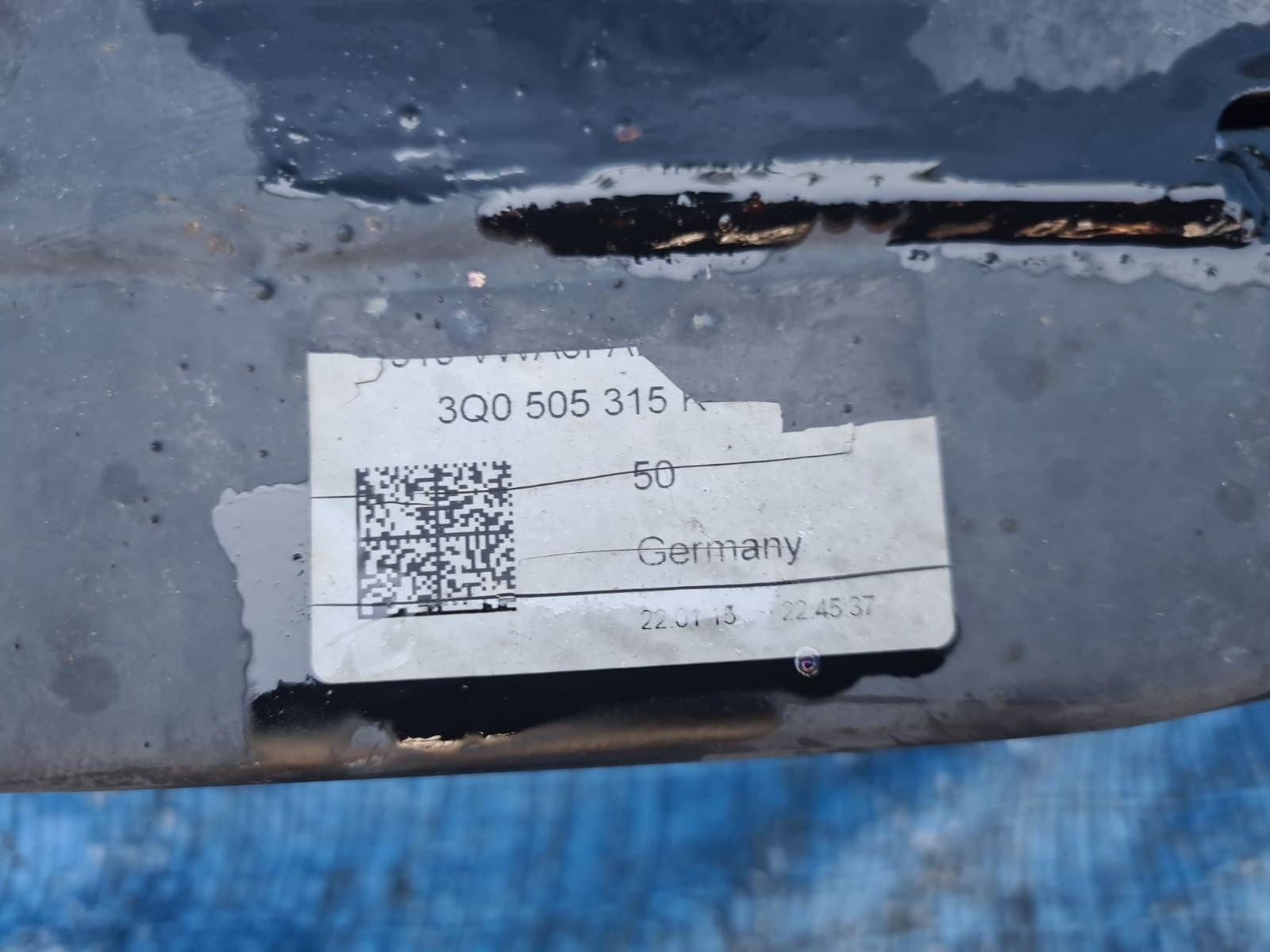 WÓZEK tylny sanki zawieszenie AUDI A3 8V / VW Tiguan oryginał
