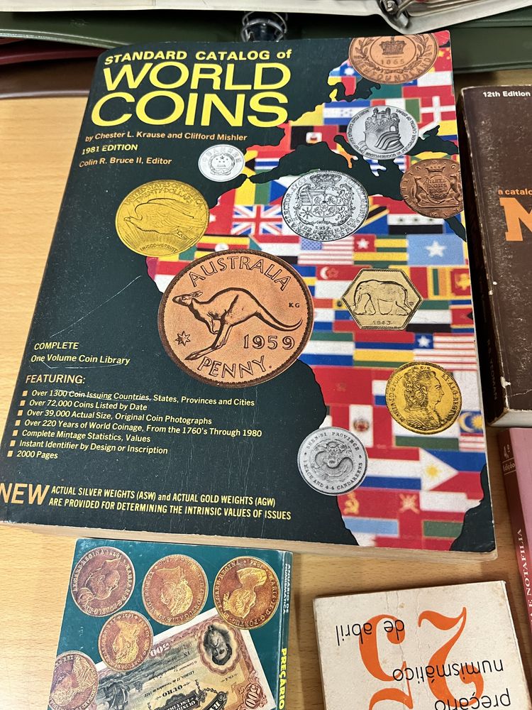 Albuns e manuais   para moedas