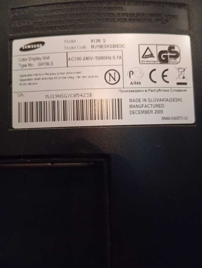 Монитор Samsung 913N S