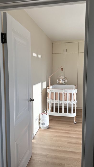 Ніка 5 в 1 біло-натуральна (70 см) з рухомою стінкою