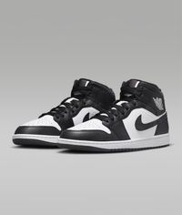 Nike Air Jordan 1 Mid Off noir/White/Black найк джордан кросівки