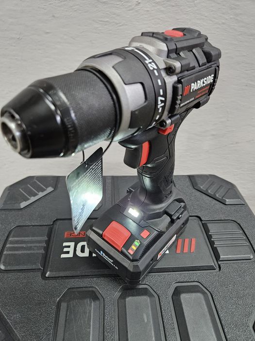 Wiertarkowkrętarka Parkside Performance PABSP 20-LI C4 NOWA Zestaw 4ah