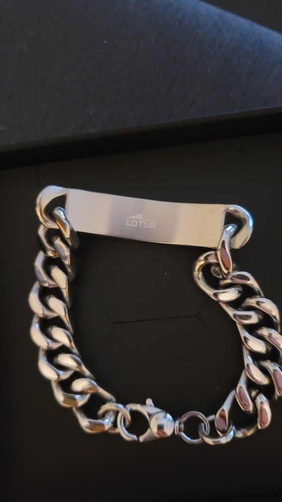 Pulseira aço lotus homem