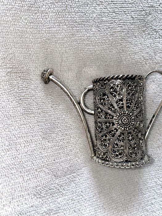 Regador filigrana banho de prata