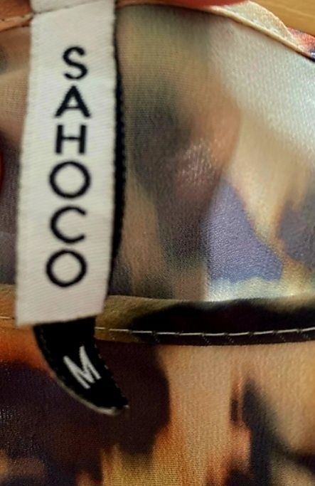 Blusa Sahoco Nova em tons de tigresa lindíssima