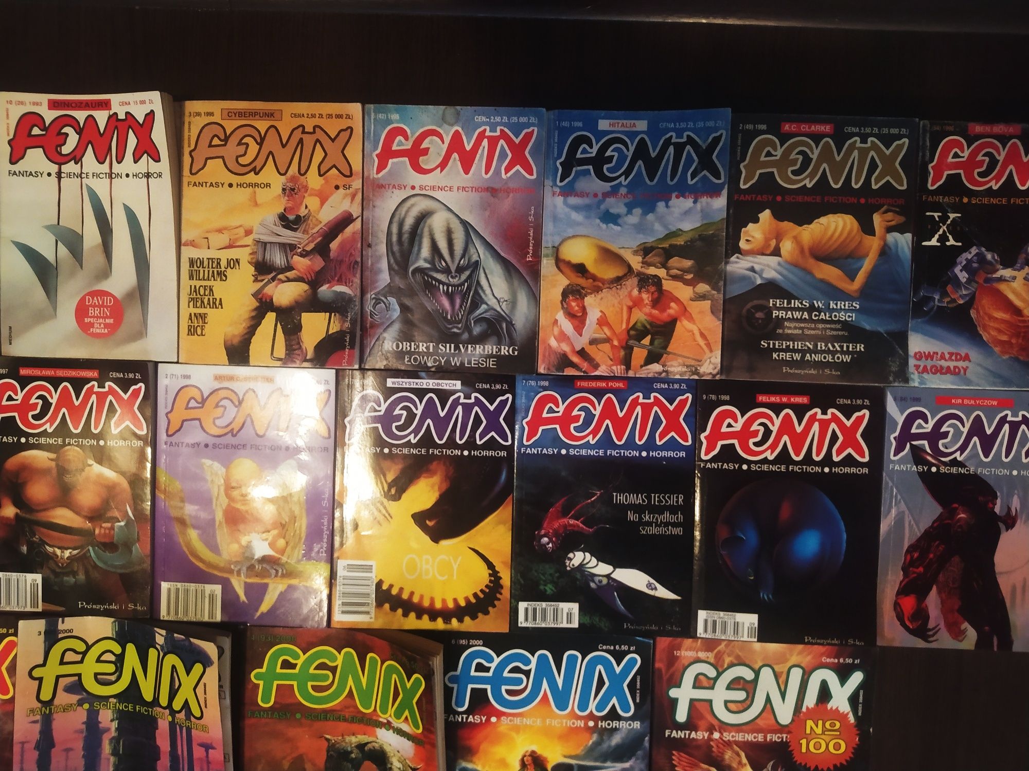 Fenix Fantastyka Horror Sci Fi Czasopismo Zeszyty Lata 90