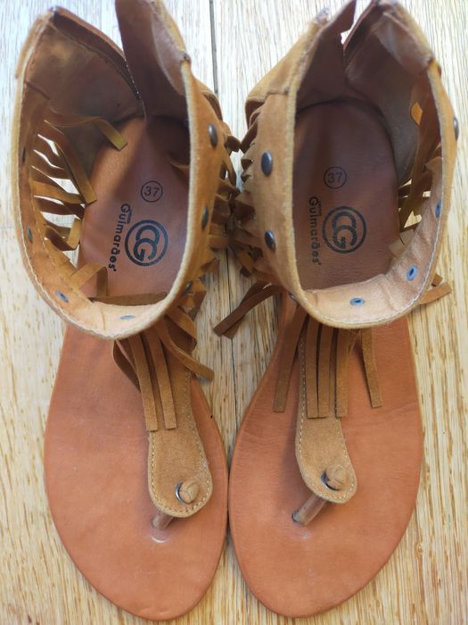 Sandálias castanhas Calçado Guimarães - 37