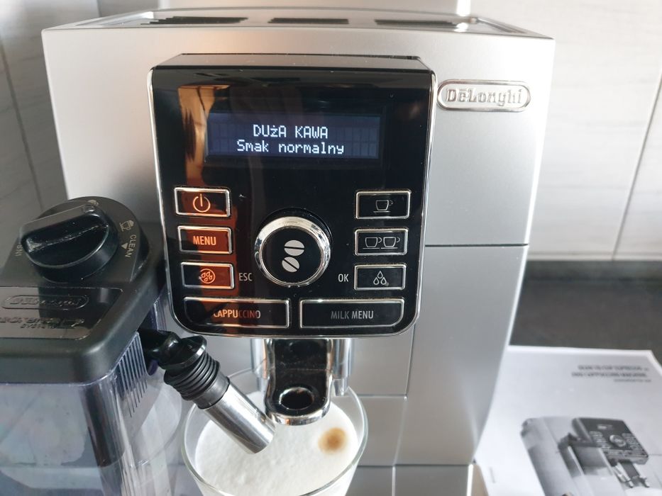 Ekspres do kawy Delonghi ECAM 25 462 polskie menu