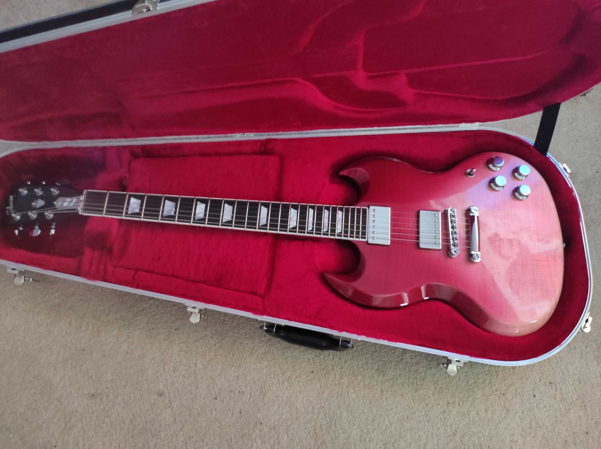 Gibson SG Standard HP-II 2018, Hot Pink Fade