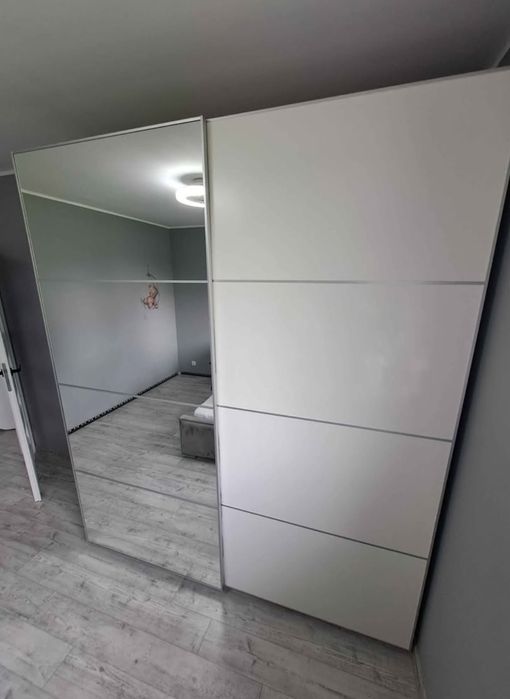 Drzwi przesuwne do Szafy Ikea Pax z całym systemem prowadnic