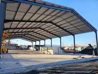 Konstrukcja stalowa OCYNKOWANA 19,4m x 42m 815m2 wiata Rolnicza