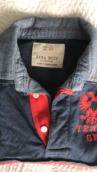 Polo manga, Zara 5 anos
