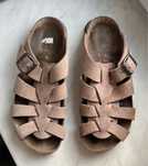 Birkenstock  шлепки кожа  birkenstock