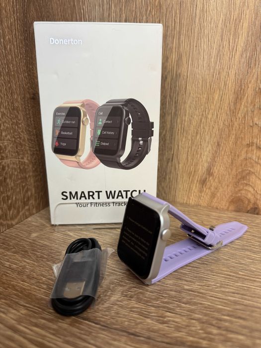 SmartWatch Your Fitness Tracker model T50S  - Jak Nowy Kolor Fioletowy