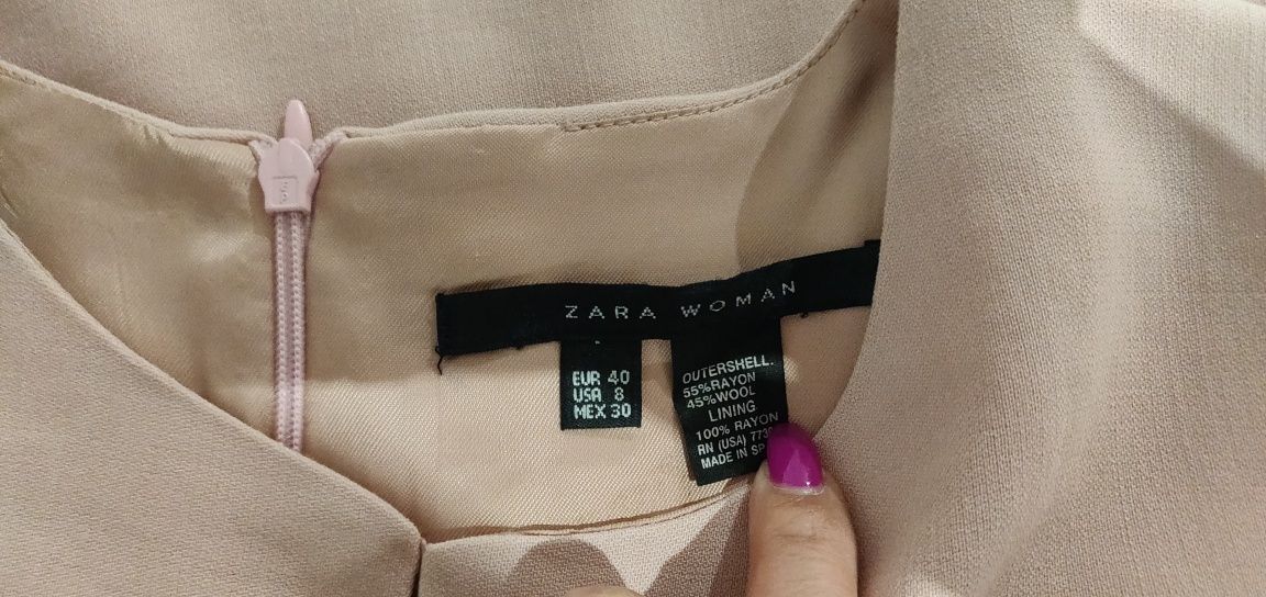 Vestido Zara em linho