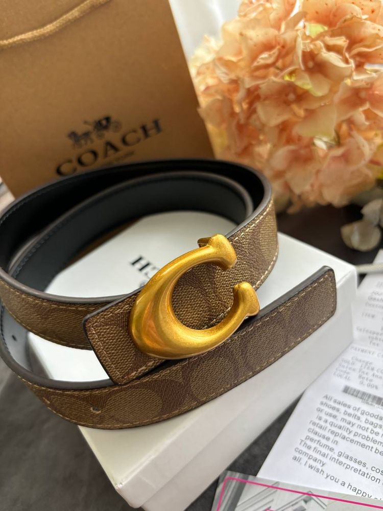 Ремінь coach жіночий новий з аутлету
