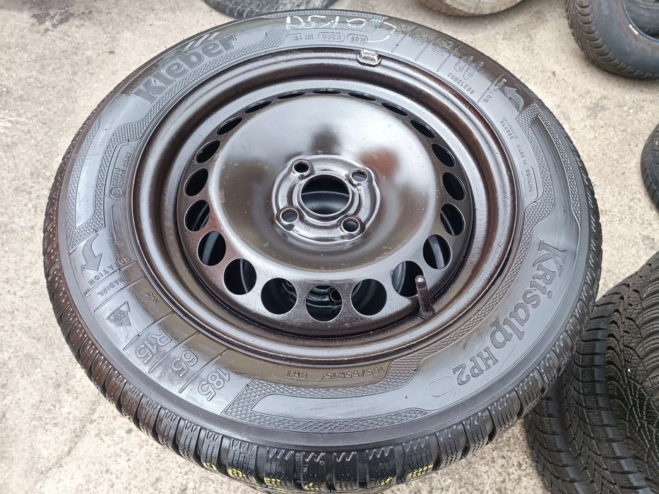 4x100 Felgi Stal Stalowe 15 Koła zimowe zima OPEL MERIVA A ASTRA G H CORSA D E VECTRA A B CHEVROLET Fiat Grande Punto Evo ALU-RAD Legnica 185/65 6,5mm