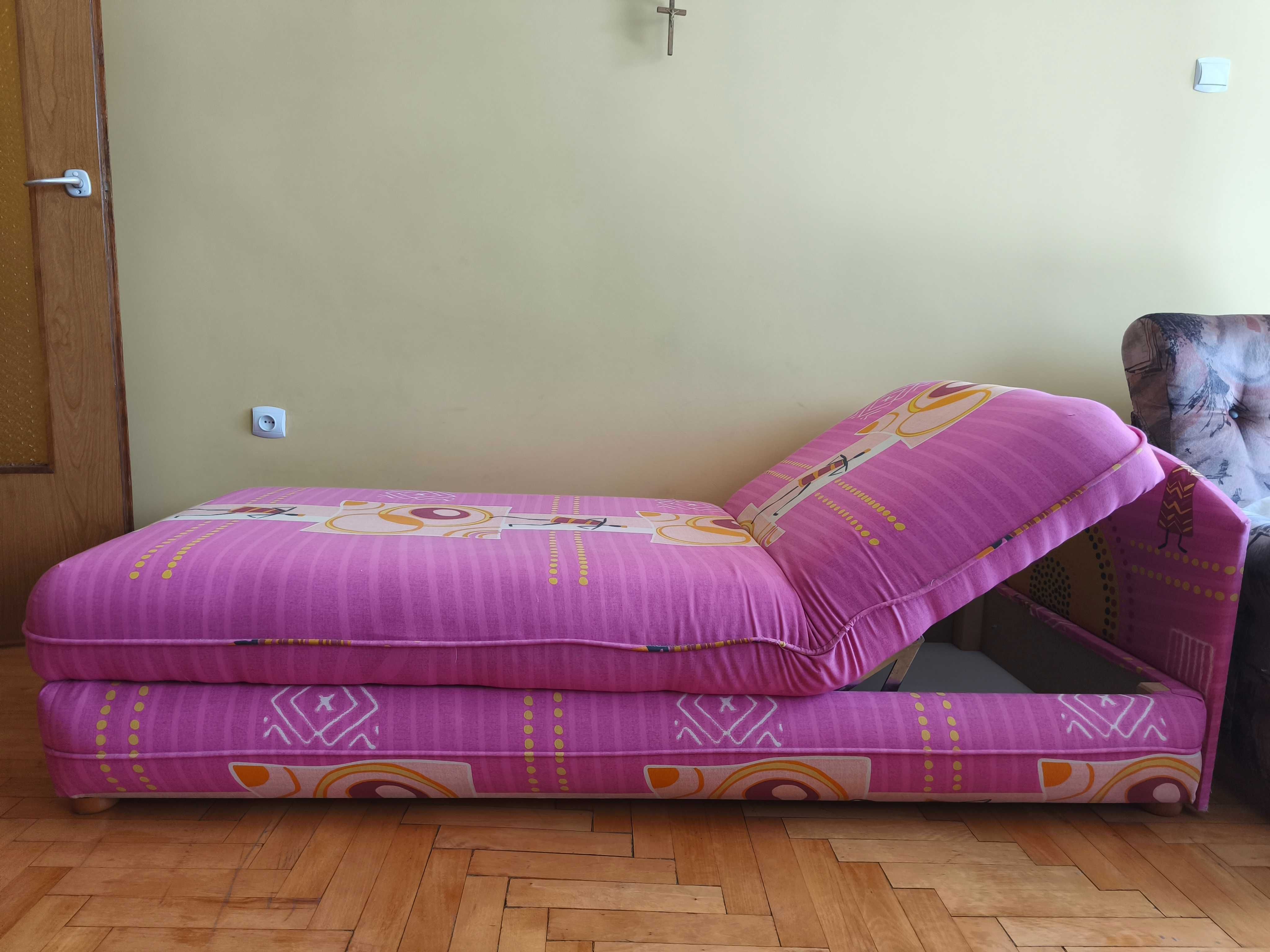 Łóżko różowe 80/180 cm