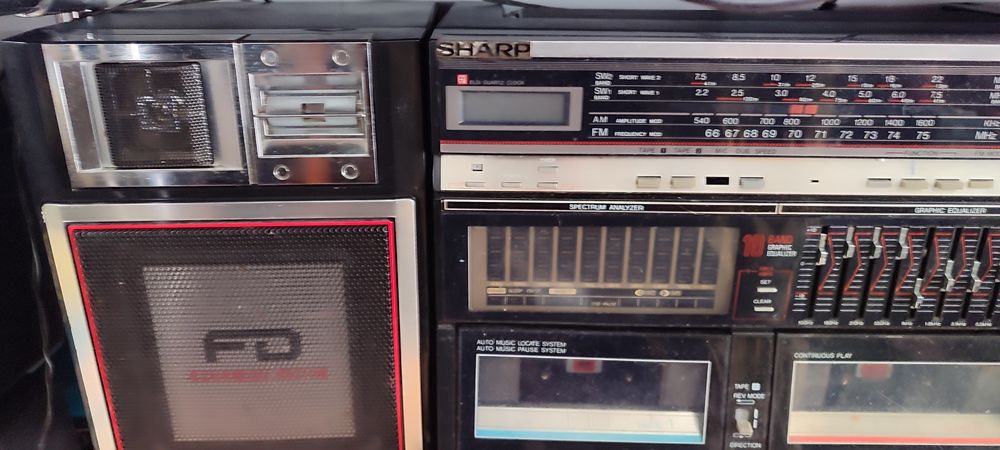 Магнитофон sharp wq t251z bk