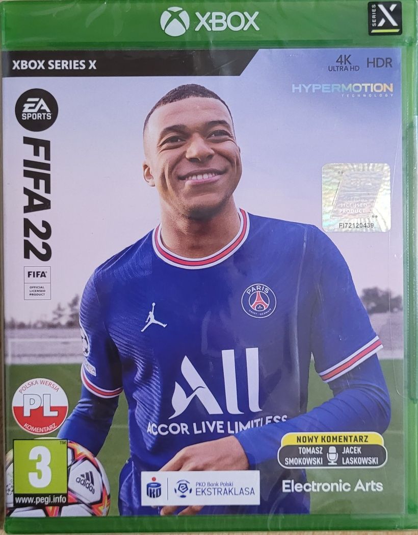 Gra FIFA 22 Xbox Series X wersja pudełkowa