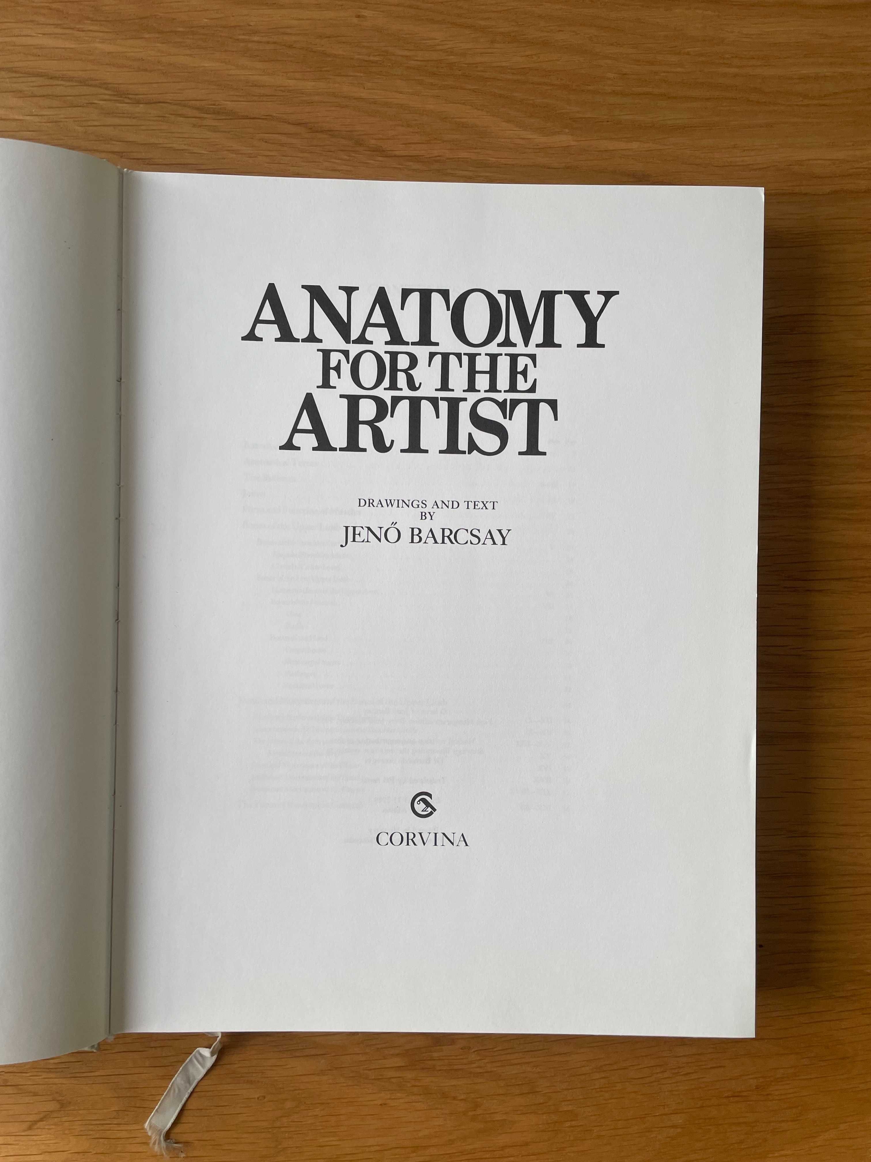 Album - Anatomy for the artist - Jeno Barcsay  - anatomia dla artysty