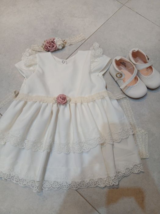 Komplet dla dziewczynki idealny na chrzest 80