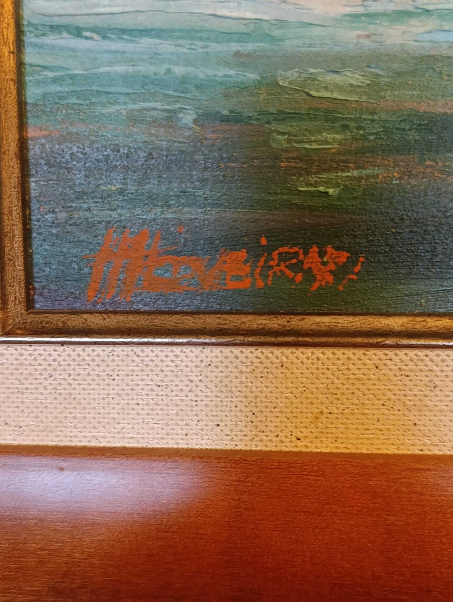 Quadros a Oleo pelo pintor Oliveira em 1973