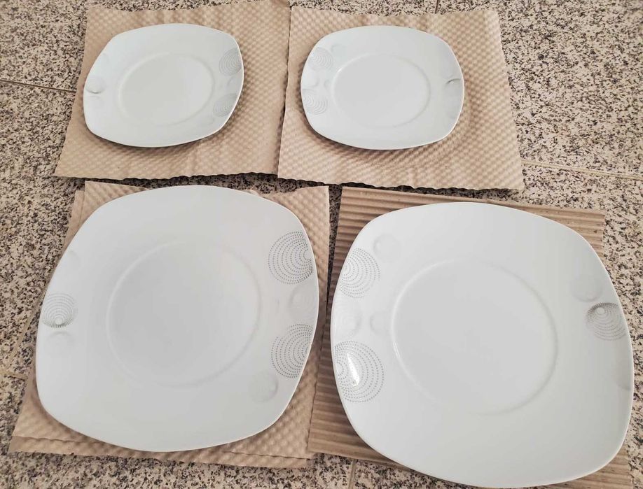 Louça Pratos Rasos Sopa e Sobremesa