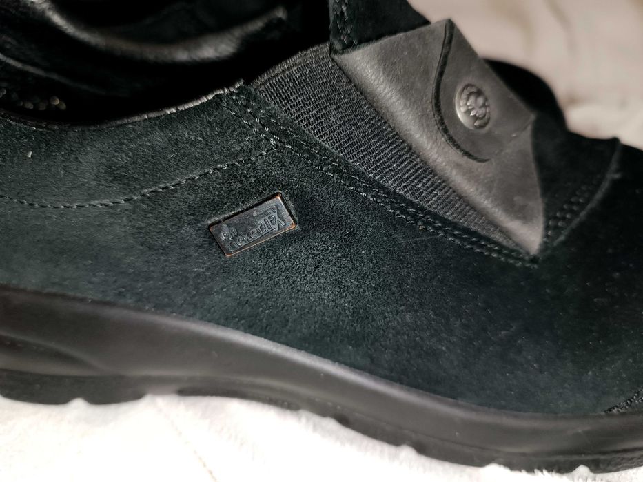 Туфли Rieker Германия как мокасины riekerTEX кожа-замшевые 41 размер