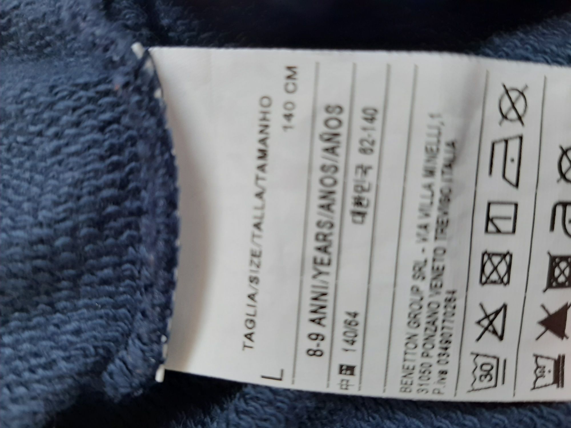 Camisola com capuz 8/9 anos