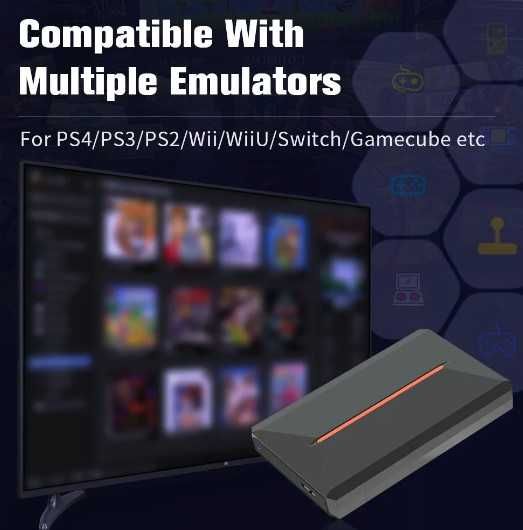 Batocera 33/35/Retrobat/Launchbox KinHANK/JMachen 500 GB portable HDD