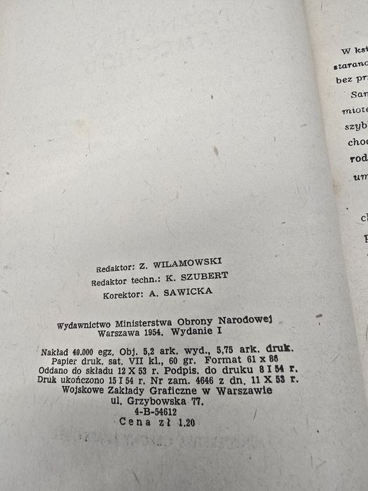 Lenczewski W.: Poznajemy samochód 1954 unikat