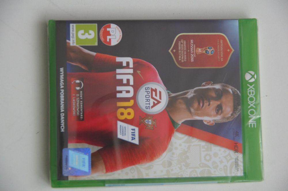 FIFA 18 World CUP RUSSIA Xbox One XONE po Polsku folia pudełko nowa