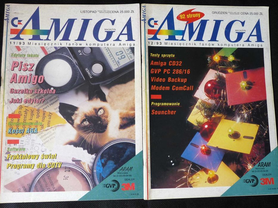Czasopismo Amiga 1993 (10 sztuk)