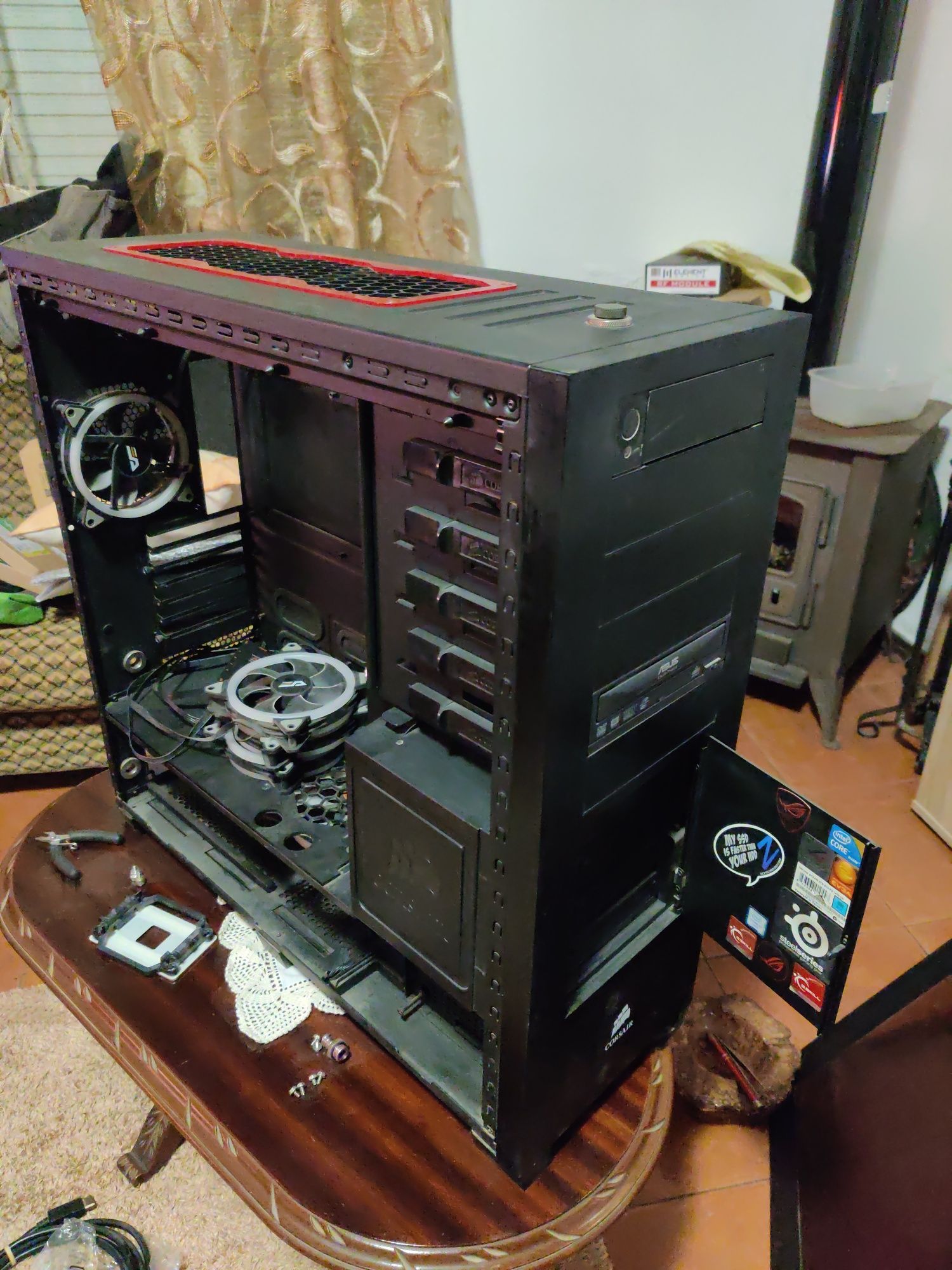 Caixa Corsair 800d classica