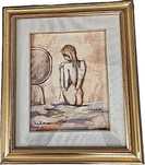 Pintura a óleo- Autor: Fontain (Pintor Suíço) - Séc. XX