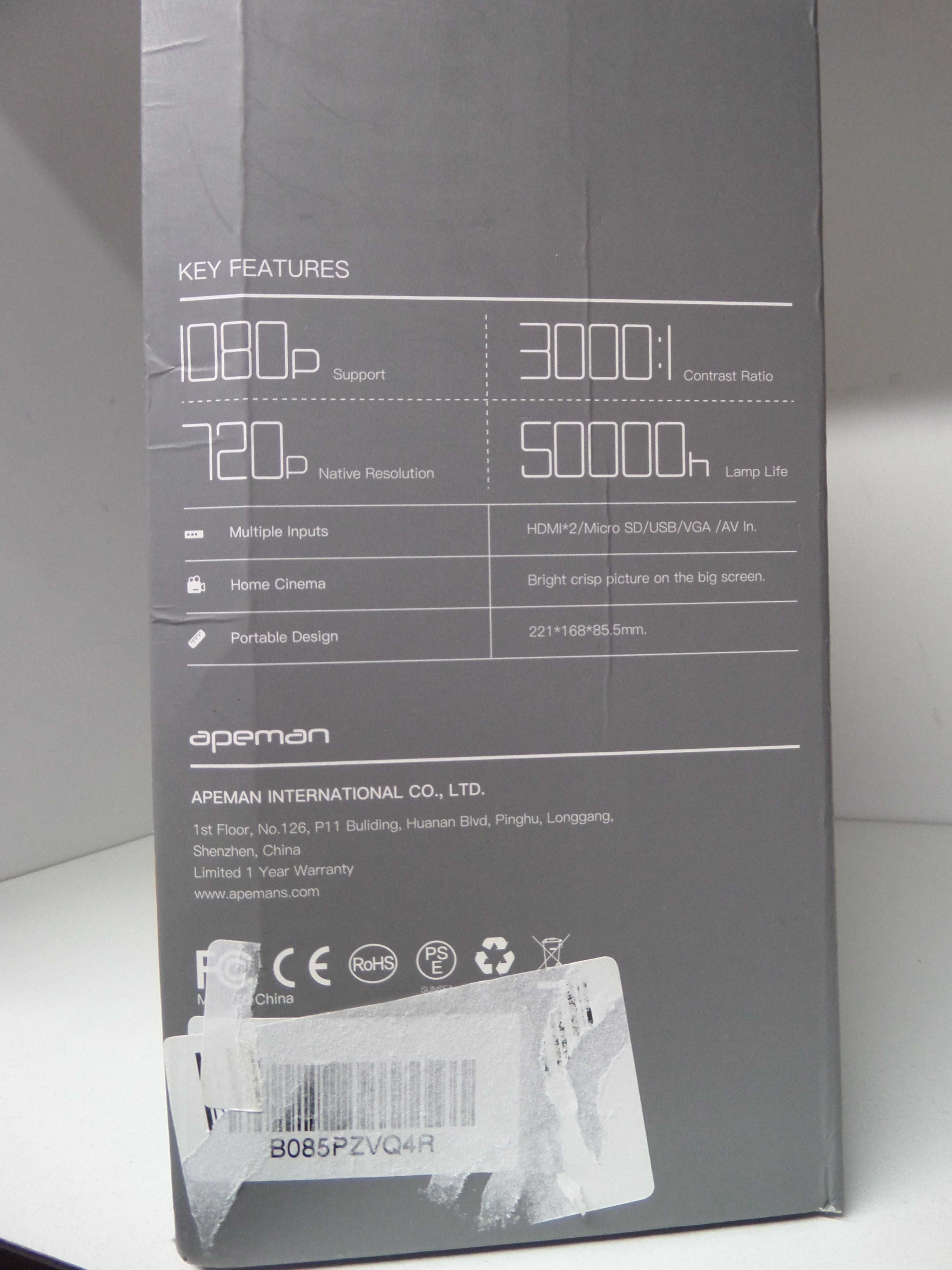 Projektor Apeman LCD LC550