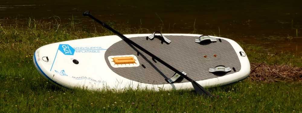 Pompowana deska MANTA: sup/windsurfing/windfoil
