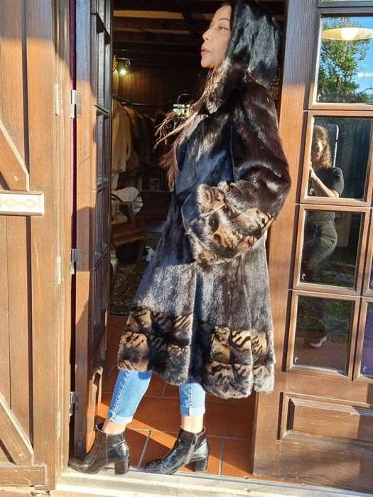 Fantástico casaco de vison blackfriday