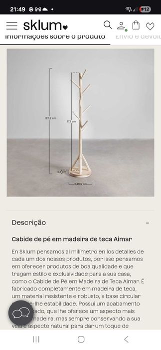 Cabideiro Sklum Novo