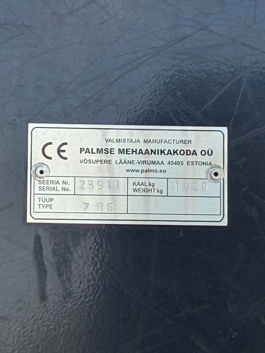 Przyczepa leśna Palms 12U przyczepa zrywkowa
