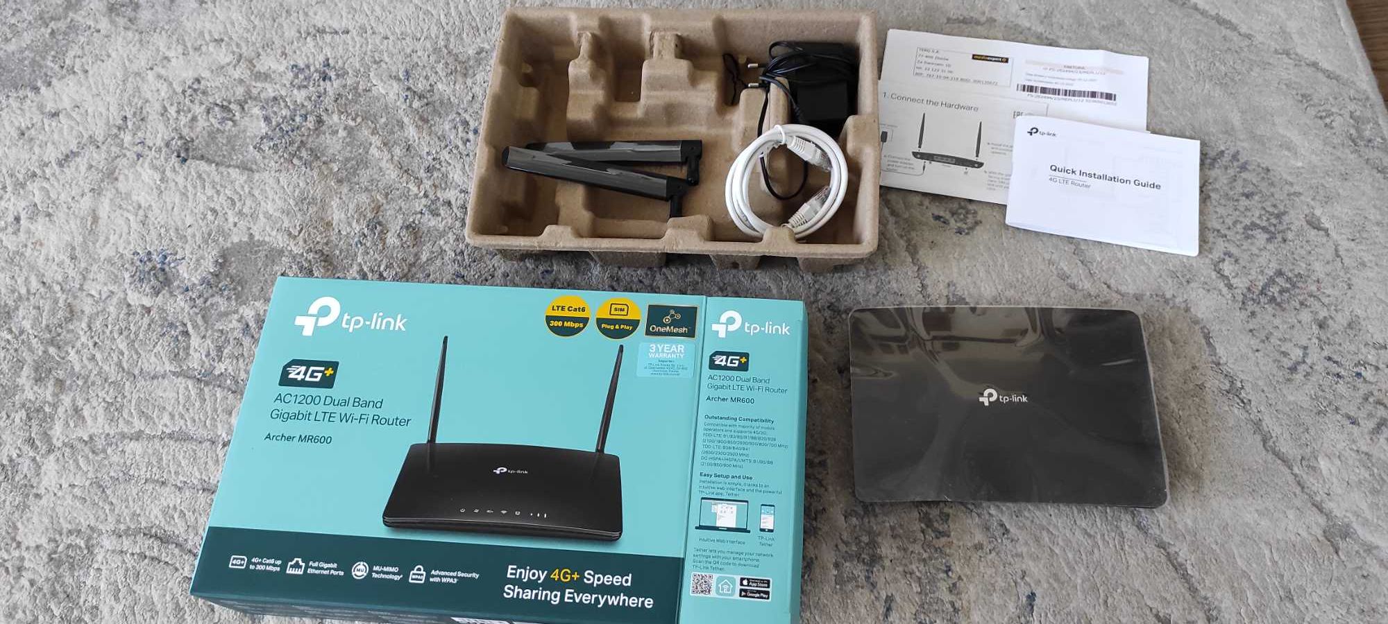 Sprzedam Router TP-Link Archer MR600 stacjonarny  4G+ na gwarancji