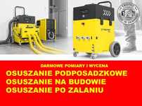 Wynajem osuszacz wypożyczalnia osuszanie mieszkań ozonator zalanie