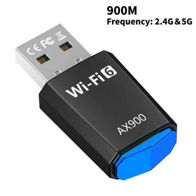 USB-адаптер AX900 WiFi6 Dual-Band 900M