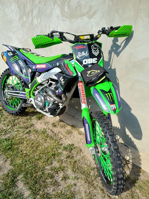 Sprzedam doinwestowane Kawasaki KX450F 2017 FMF,XTrig 45mth od remontu